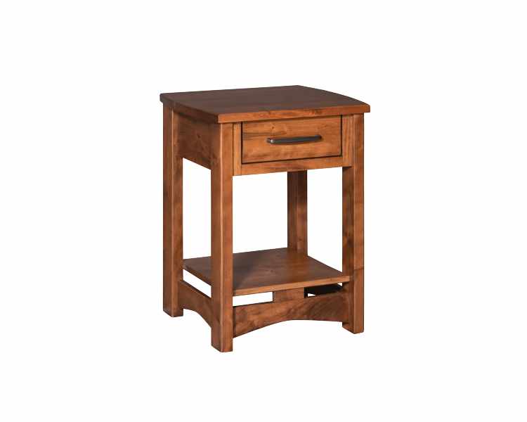 Nightstand with 1 drawer.
