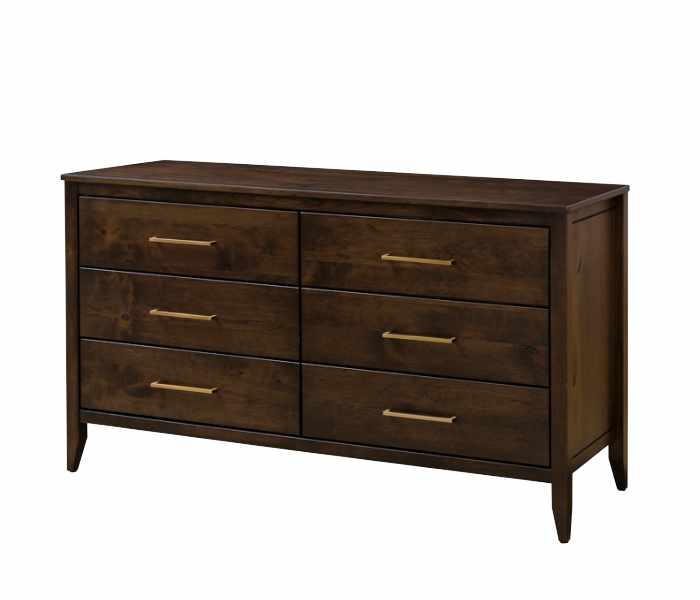 Bedroom dresser with 6 drawers.
