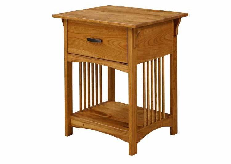 Nightstand with 1 drawer.