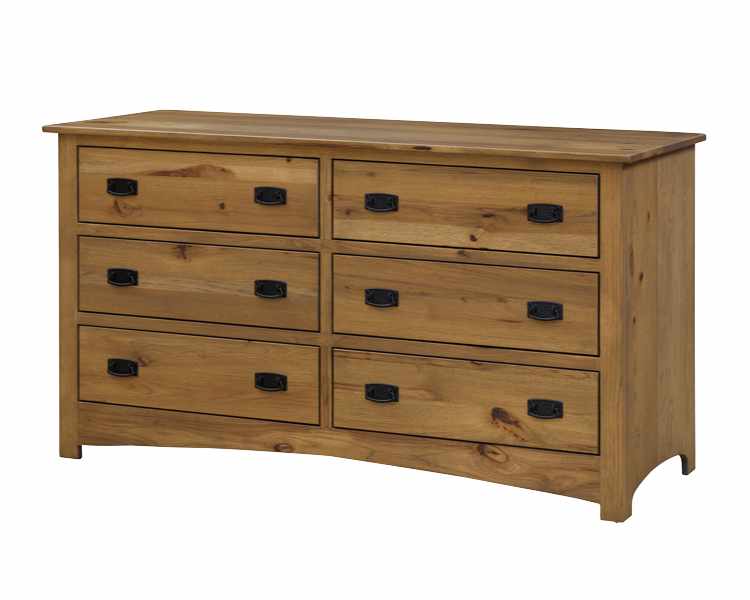 63 inch bedroom dresser with 6 drawers.