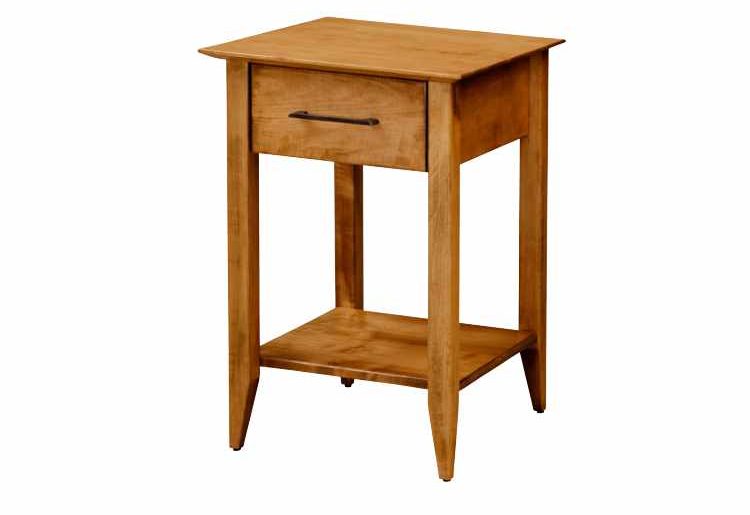 Nightstand with 1 drawer.