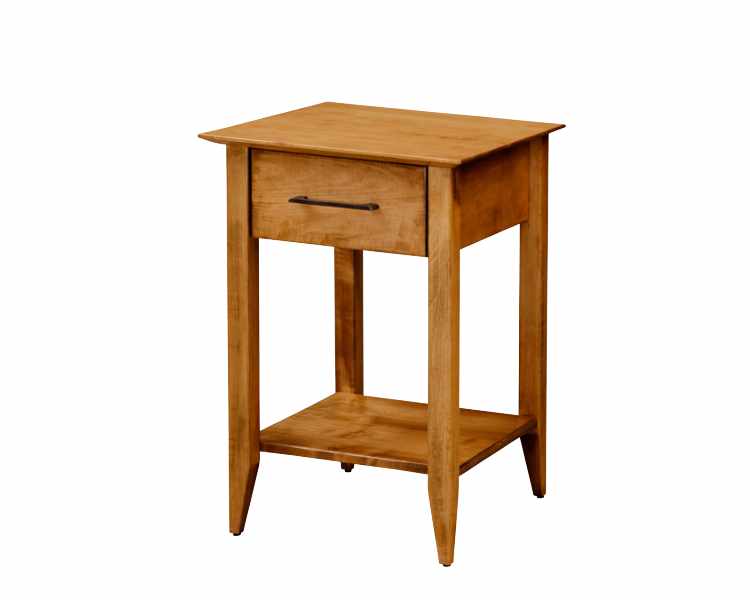 Nightstand with 1 drawer.