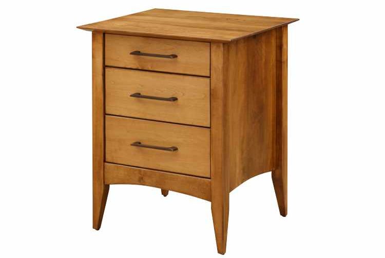 Nightstand with 3 drawers.