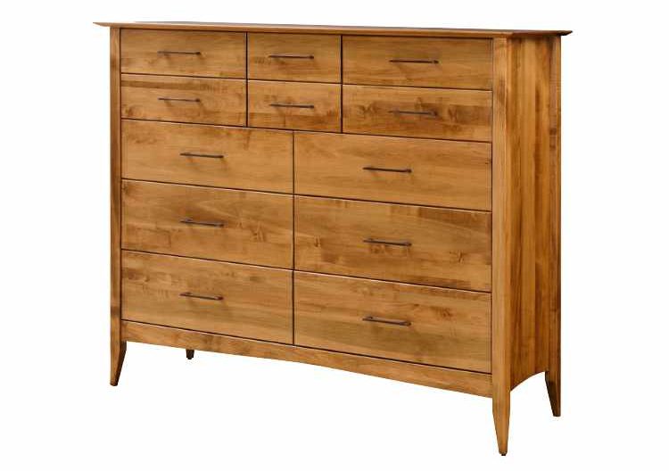 12-drawer chest. 6 large drawers and 4 medium drawers and 2 small drawer across the top.