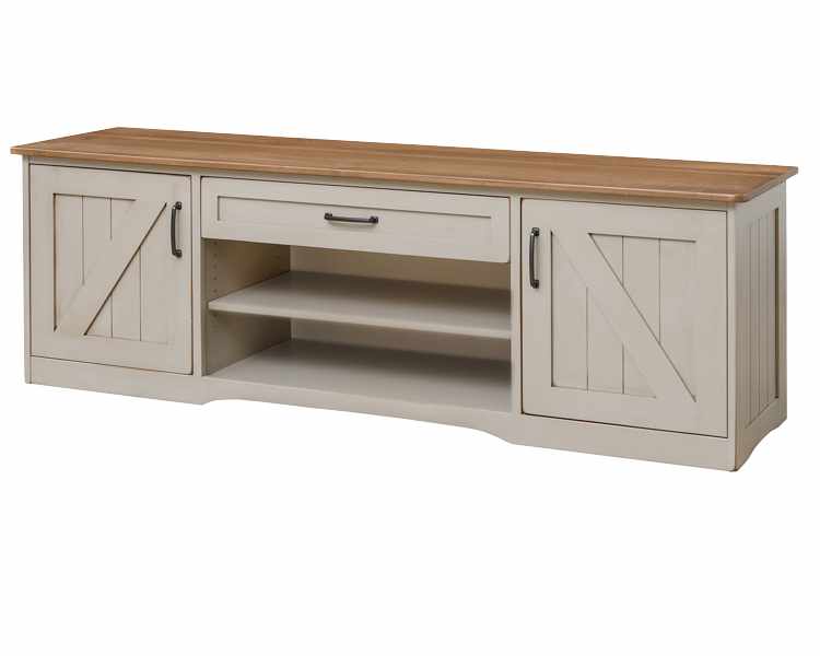 80 inch entertainment center, sized for larger TV.