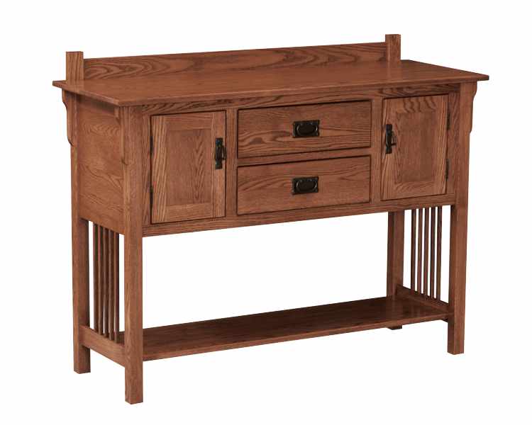 2-door, 2-drawer dining room sideboard.