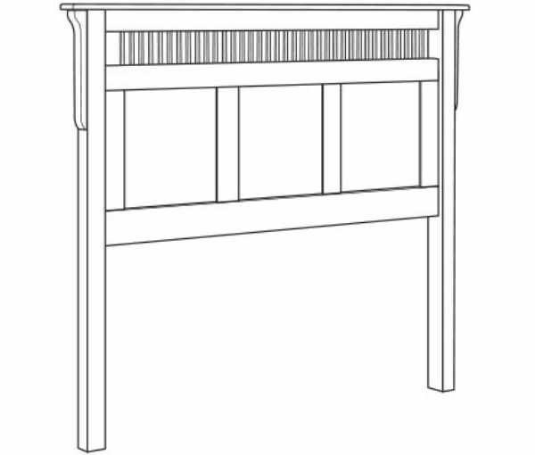 Illustration of headborad.