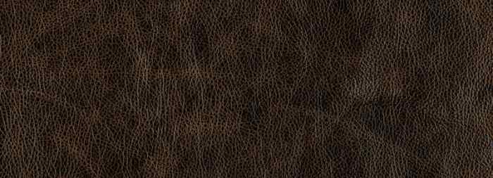 Real leather sample swatch.