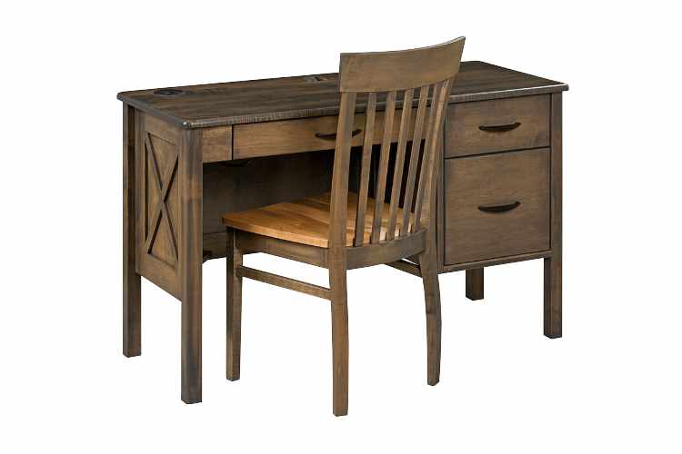 Desk with chair.