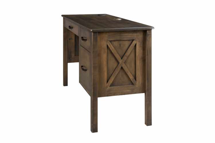 Side view of desk.