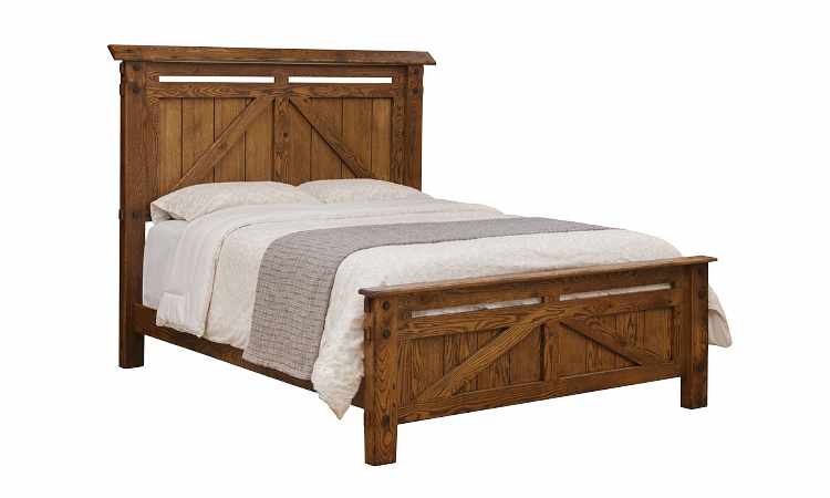 Bed with ull foot board option.