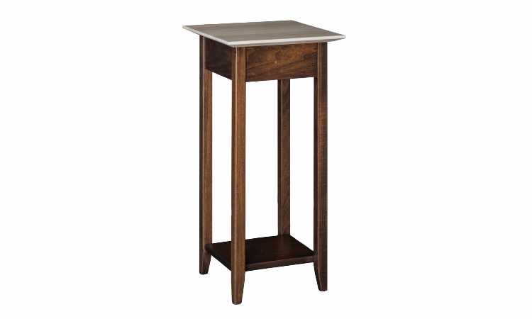 Poplar wood plant stand.