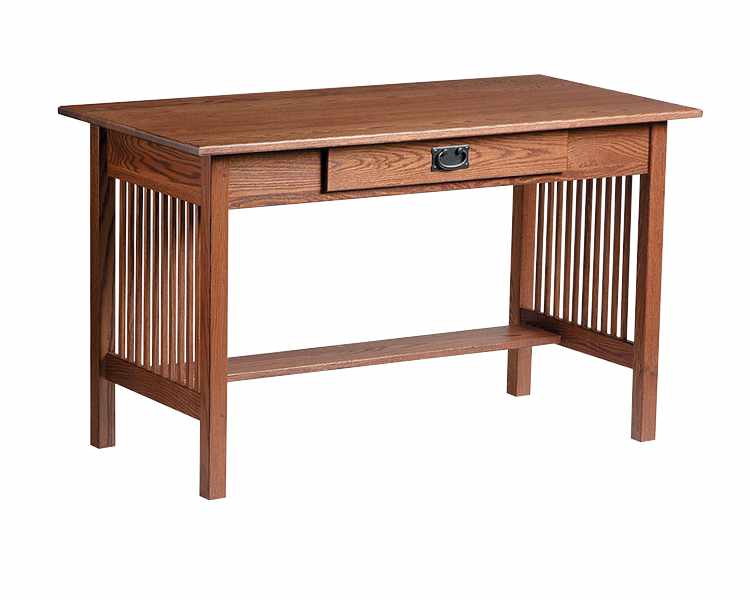 Maple finish desk.