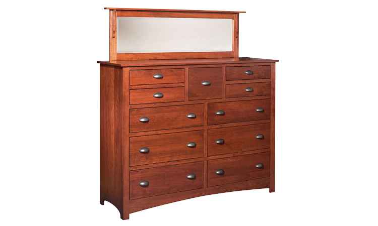 Mule Chest made from Cherry Wood with optional mirror.