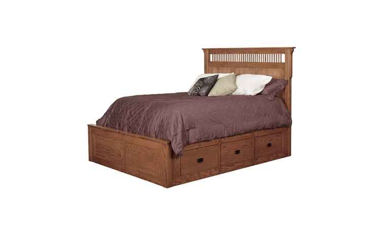 6-drawer platform bed option.