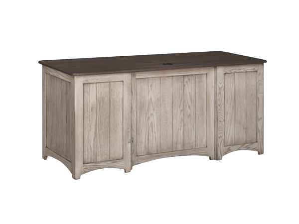 Back view of desk.