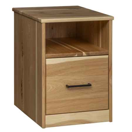 Portable file cabinet with 1 drawer.