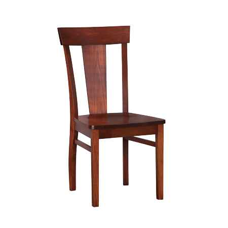 Contemporary solid wood chair.