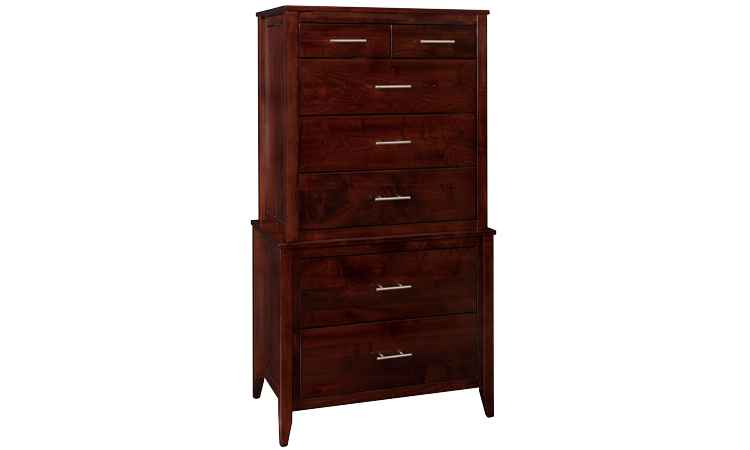 8-drawer tall chest on chest.
