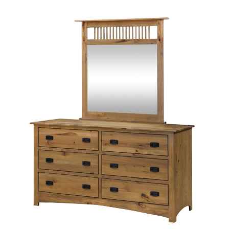 63 inch dresser with optional mirror.
