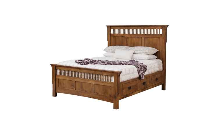 6 drawer raised storage bed.