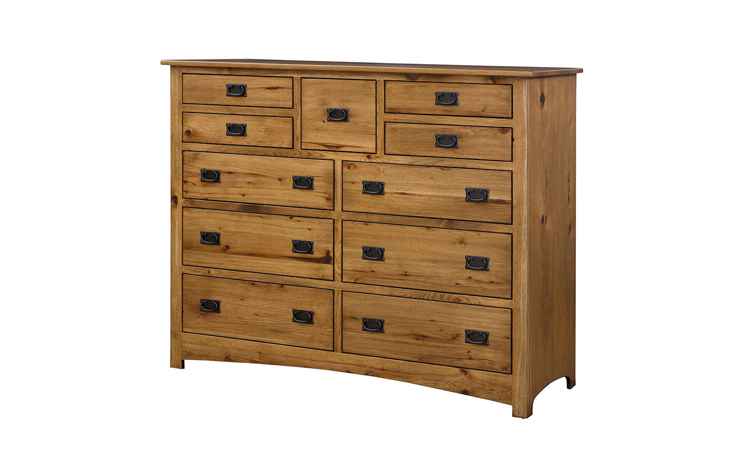 Hardwood Mule Chest in medium finish.