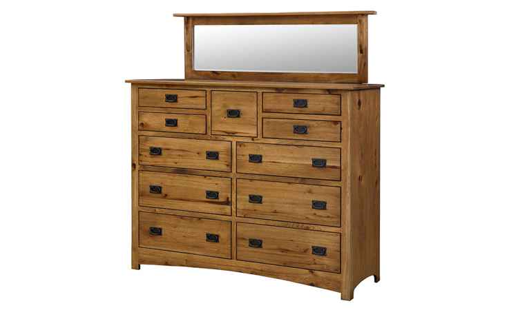 11 drawer Mule Chest with optional mirror.