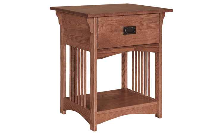 Shaker style nightstand with 1 drawer.