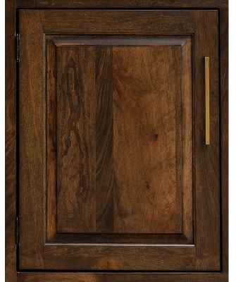 Raised panel door option for book case.