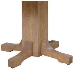 Table pedestal base.